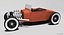 hot rod roadster obj
