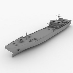 type 072ii-class landing ship 3d model