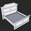3D vintage furniture bedroom pack model