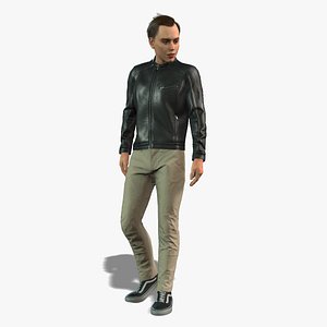 Rigged handsome Character Game 3D Model 3D model