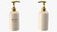 Gold Cosmetic Pump Bottle