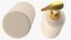 Gold Cosmetic Pump Bottle