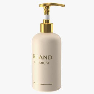 Gold Cosmetic Pump Bottle