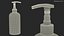 Gold Cosmetic Pump Bottle