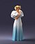 Girl in ball gown 0906