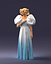 Girl in ball gown 0906
