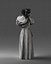 Girl in ball gown 0906