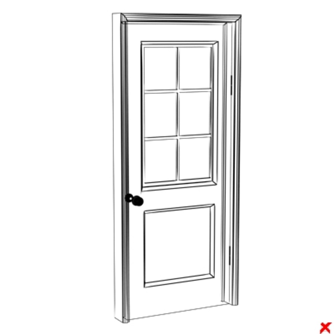 glass door 3d model