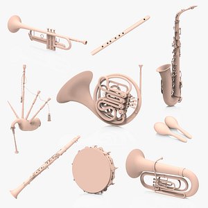 3D Woodwind Brass Collection