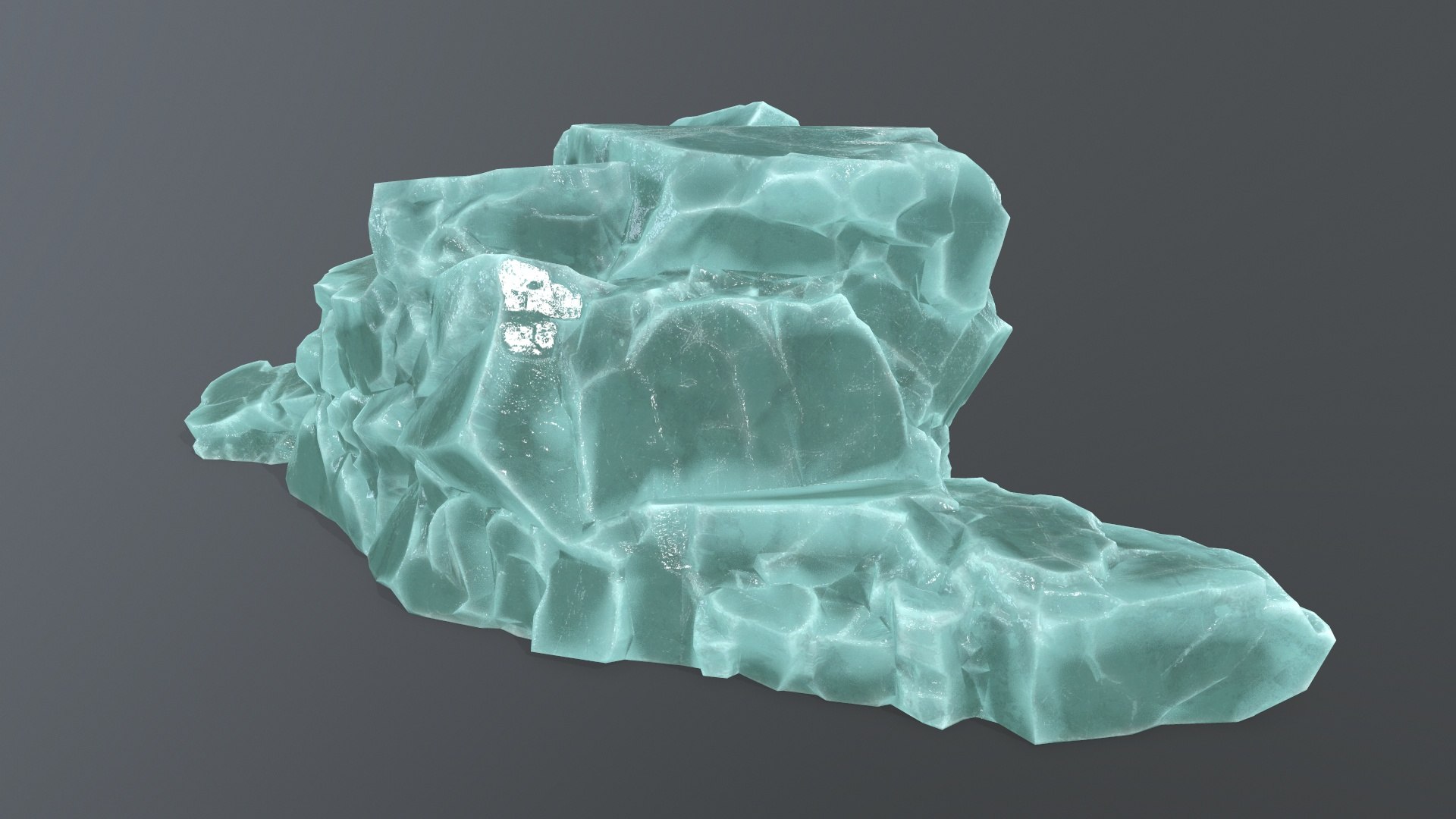 Ice rocks set 01 3D model - TurboSquid 1800619