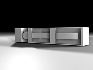 Modello 3D Cassetta pacchi  101x50x35cm - TurboSquid 1990942