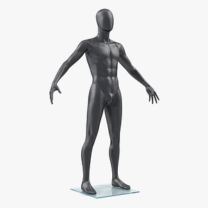 Male Mannequin Dark Grey