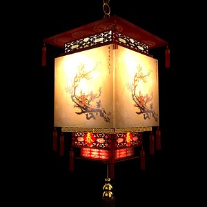 chinese palace lantern 3D model