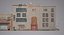 3D model city block