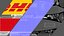 3D Boeing 737-800BCF DHL model