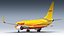 3D Boeing 737-800BCF DHL model