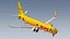 3D Boeing 737-800BCF DHL model