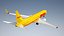 3D Boeing 737-800BCF DHL model
