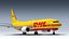 3D Boeing 737-800BCF DHL model