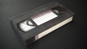 Video Cassette VHR 3D model