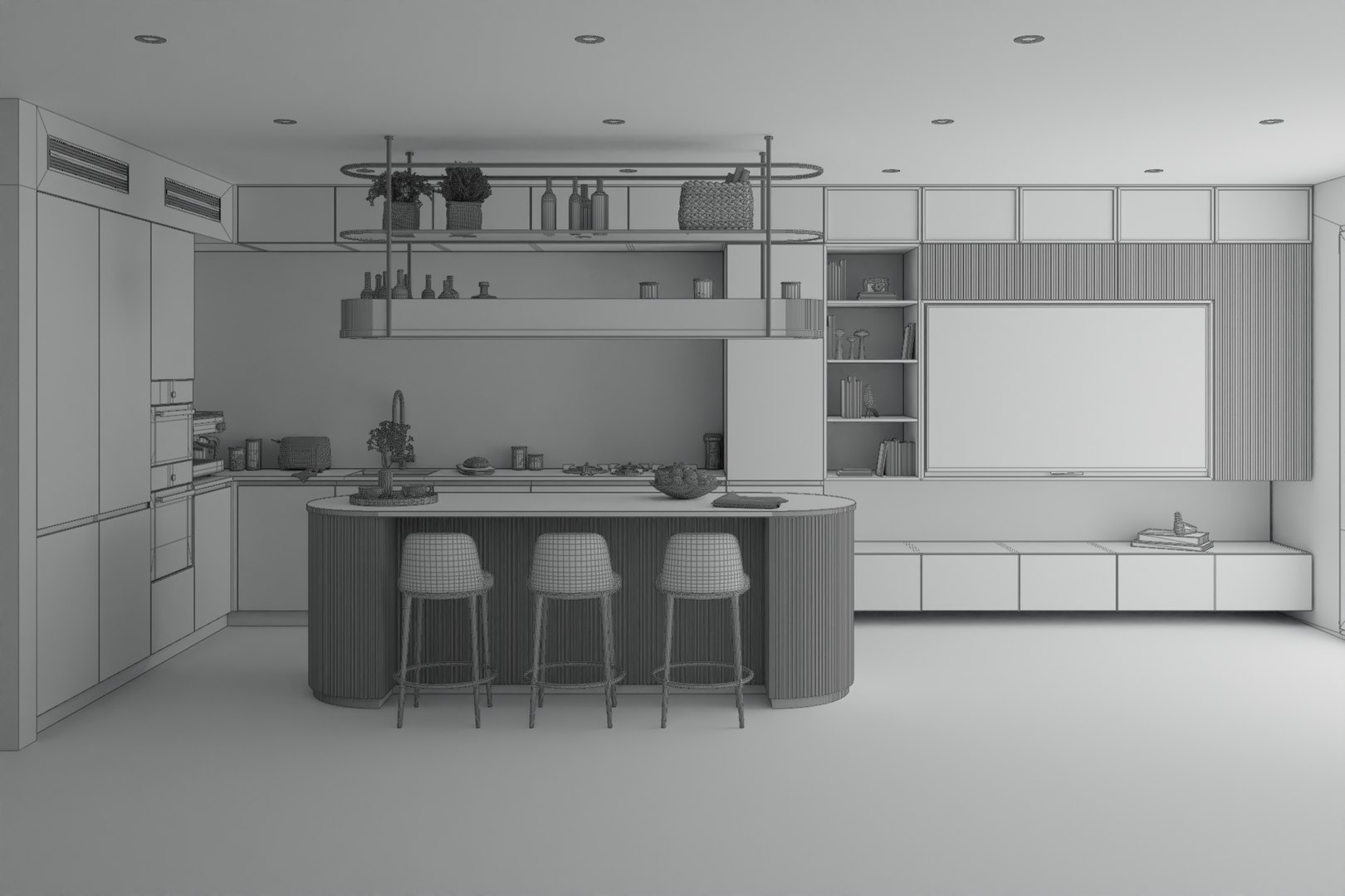 Modern Island Kitchen and TV unit timber and marble 3D model https://p.turbosquid.com/ts-thumb/pQ/H6zBqx/08/front_wireframe/png/1696725374/1920x1080/fit_q87/e61be06252b44cd96ce80f8a33c4bcb640a90696/front_wireframe.jpg