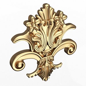 3D Carved Plaster Moulding DecorationRomain