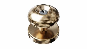 Brass door-handle
