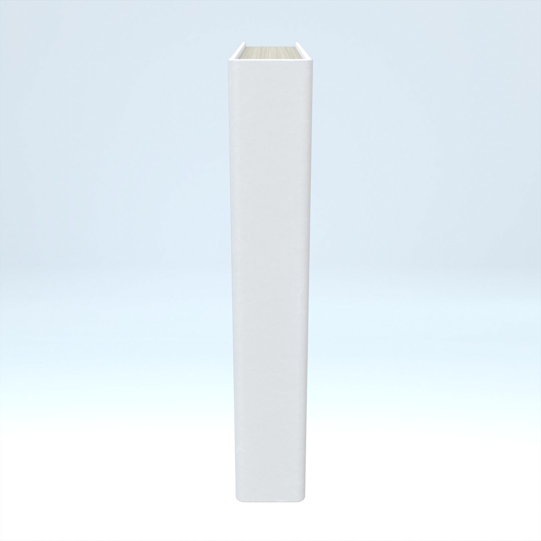 3D White Book https://p.turbosquid.com/ts-thumb/pQ/Oz3WFG/Pc/7_side_left_shot/jpg/1765841931/1920x1080/fit_q87/9b70faf18edc2f7c963b7e32c466324e6769f250/7_side_left_shot.jpg