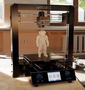 Astronaut 3D Model STL File for 3D Printing High-Detail Static Figure 3D model