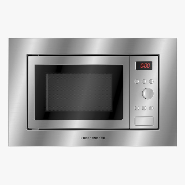 Microwave oven Kuppersberg Silver 3D model - TurboSquid 2049580