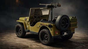 Military Jeep 3D model