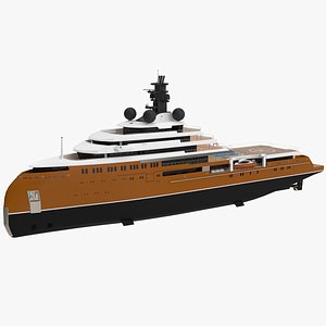 Hydro Superyacht 3D model