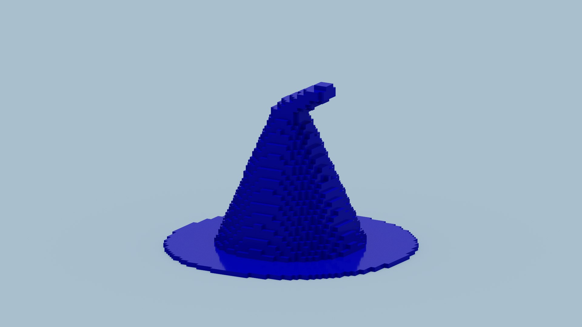 Voxel Wizard Hat 3D TurboSquid 1943019