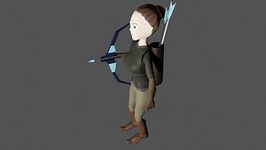 Archer Character Lowpoly
