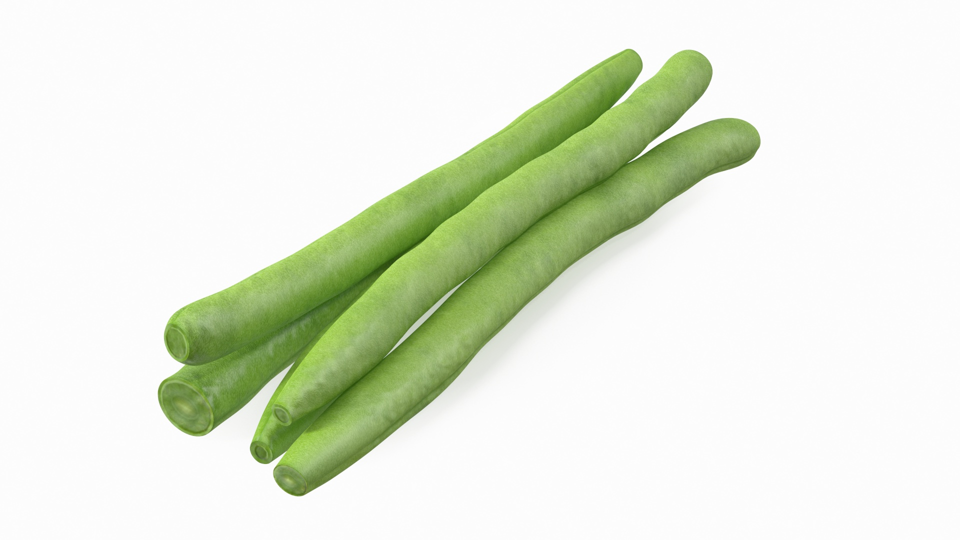 3D French Beans Cut TurboSquid 2003850