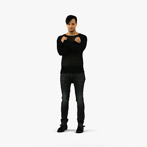 scanned human 3D model