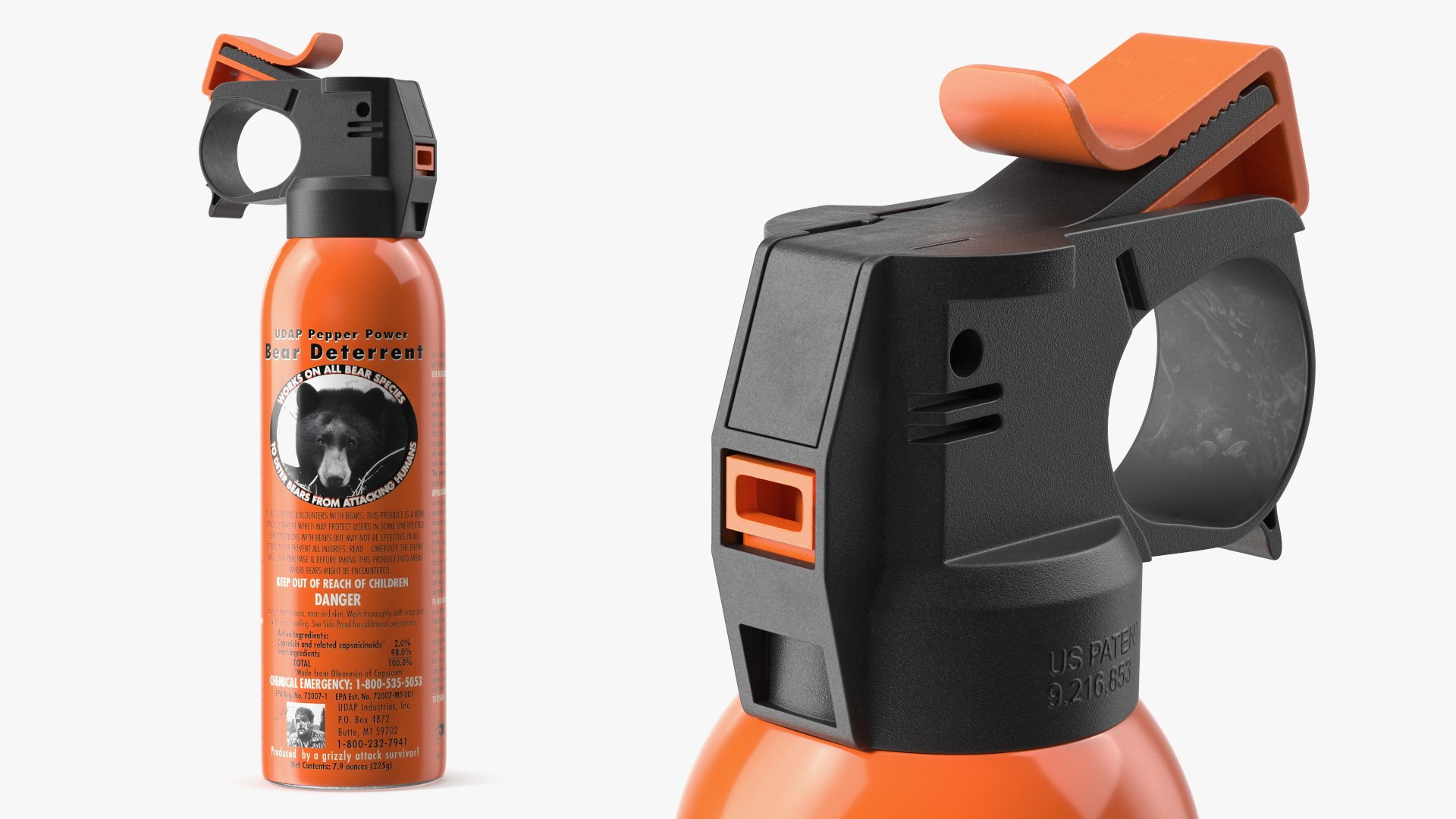 Bear Spray 3D model preview