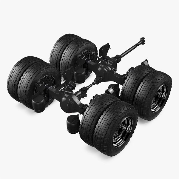 Heavy duty truck rear axle model - TurboSquid 1606962