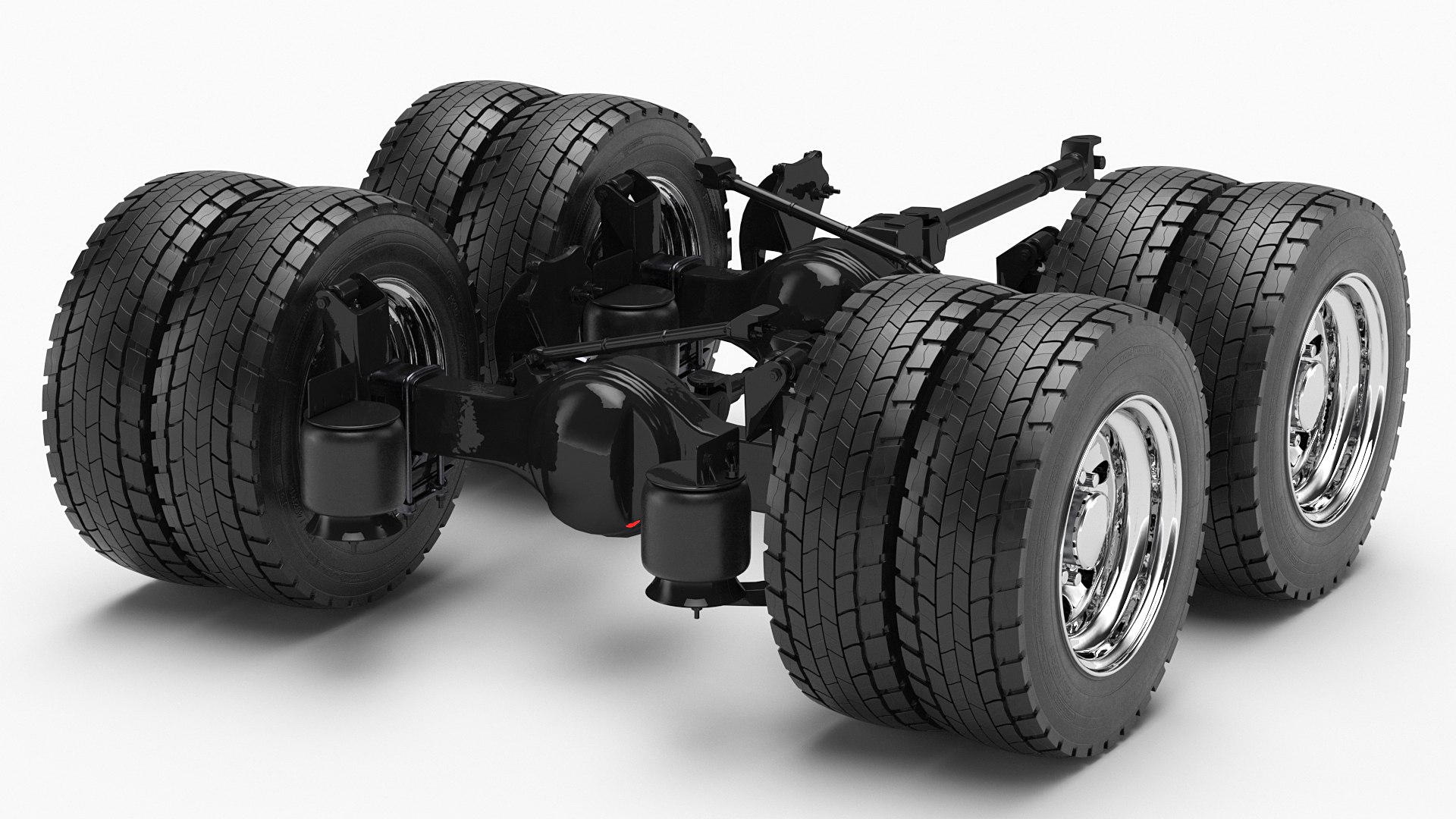Heavy Duty Truck Tandem 3D Model - TurboSquid 1607228