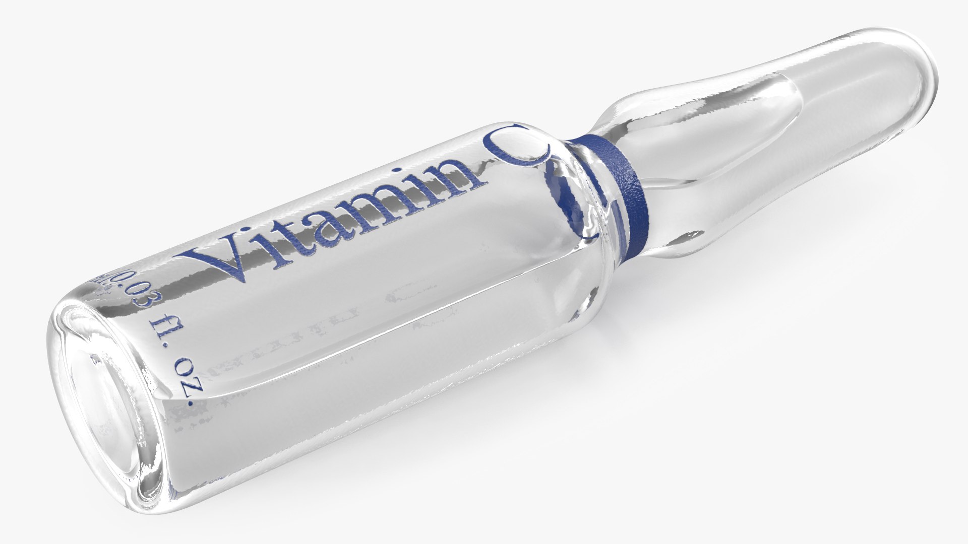 Vitamin C 1ml Ampoule 3D model preview