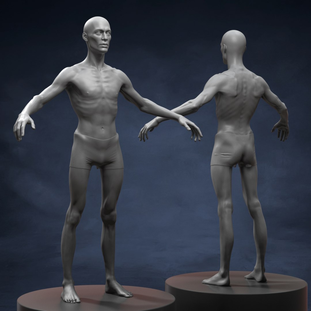 Skinny People Pack 3D Model - TurboSquid 1760225