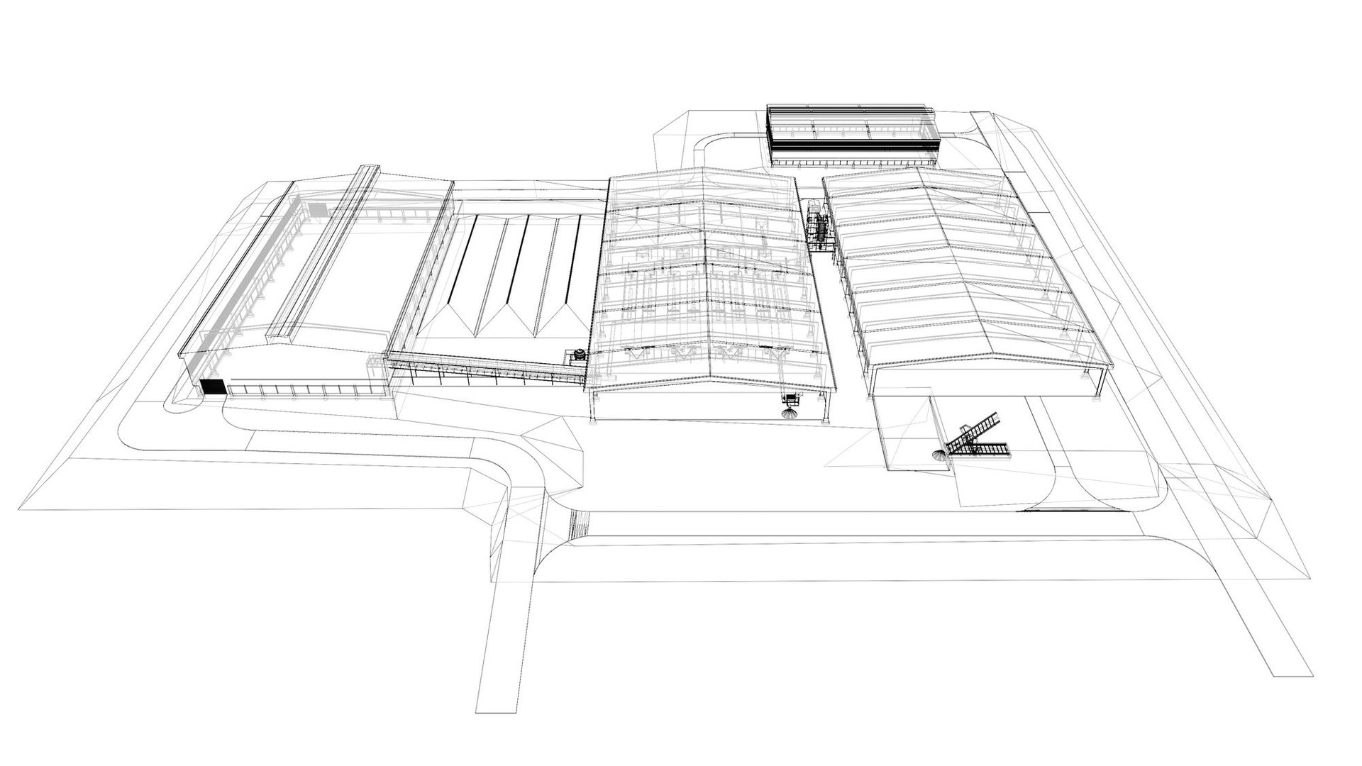 Concept Layout For Factory 3D Model - TurboSquid 2048310