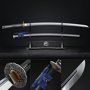 katana sword 3D model