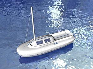 3d sailing yacht boat
