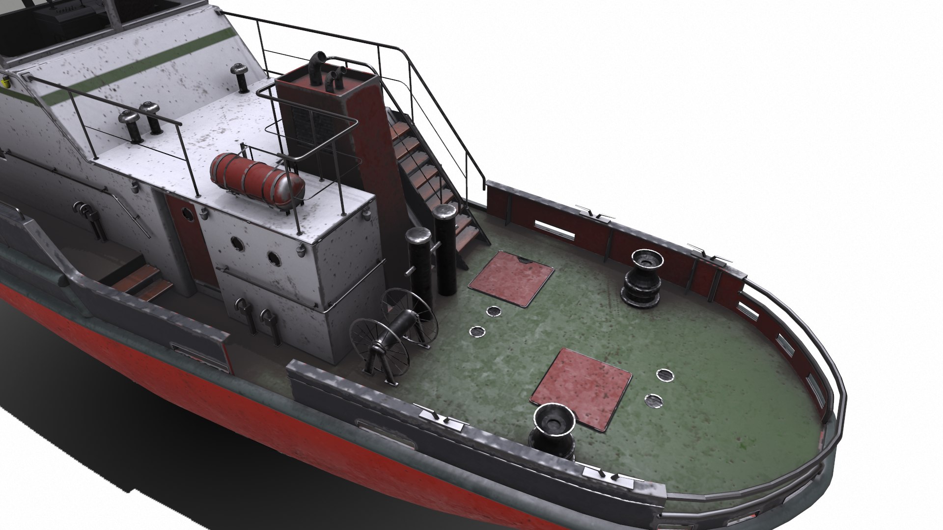 3D tugboat boat pbr - TurboSquid 1536377