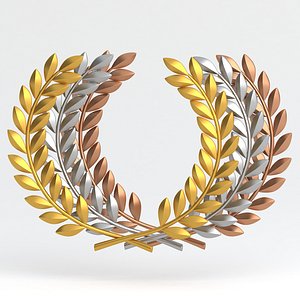 Laurel Wreath Collection 01 3D model