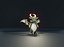Cartoon Adamantine Dragon Animiertes Low-Poly-3D-Modell