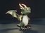 Cartoon Adamantine Dragon Animiertes Low-Poly-3D-Modell