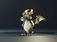Cartoon Adamantine Dragon Animiertes Low-Poly-3D-Modell