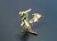 Cartoon Adamantine Dragon Animiertes Low-Poly-3D-Modell